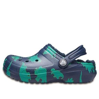 Crocs (GS) Baya Graphic Clogs ”Blue Green” 204817-41D