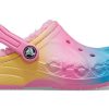 Crocs (GS) Baya Painetut vuoratut puukengät ”Pink Lemonade Multi” 205888-6SO