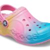 Crocs (GS) Baya Painetut vuoratut puukengät ”Pink Lemonade Multi” 205888-6SO