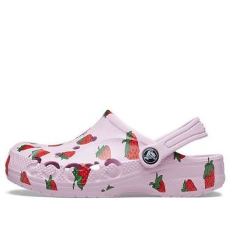 Crocs (GS) Baya Seasonal Printed puukengät ”Pink Red” 207657-6GD