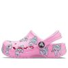 Crocs (GS) Baya Seasonal Printed puukengät ”Pink White” 206180-669