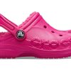 Crocs (GS) Baya vuoratut puukengät ”Candy Pink” 205977-6X3