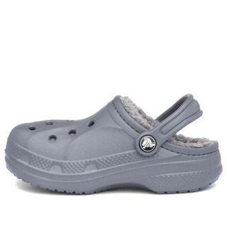 Crocs (GS) Baya vuoratut puukengät ”Charcoal” 207500-00Q