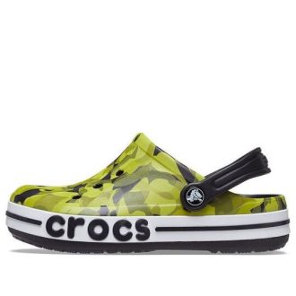 Crocs (GS) Bayaband Bubble Camo -puukengät ”Green Black” 207807-0C4