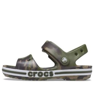 Crocs (GS) Bayaband Sandaalit ”Marble Green Brown” 206816-3TC