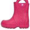Crocs (GS) Candy Pink Handle It Rain Boots ”Pink” 12803-6X0