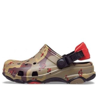 Crocs (GS) Classic All-Terrain Camo -puukengät ”ruskeanvihreä musta” 207327-960