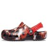 Crocs (GS) Classic Bleach Dye puukengät ”Red White Black” 207404-063