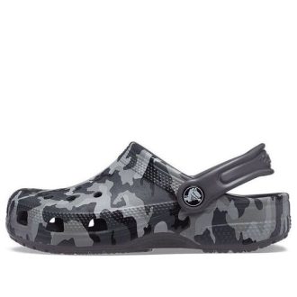 Crocs (GS) Classic Camo -kengät ”Black Grey” 207594-097 Crocs (GS) Classic Camo -kengät ”Black Grey” 207594-097