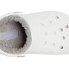 Crocs (GS) Classic Clog Stay Warm Kevyet valkoharmaat sandaalit ”White Light Gray” 205977-11H
