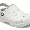 Crocs (GS) Classic Clog Stay Warm Kevyet valkoharmaat sandaalit ”White Light Gray” 205977-11H