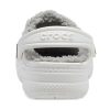 Crocs (GS) Classic Clog Stay Warm Kevyet valkoharmaat sandaalit ”White Light Gray” 205977-11H