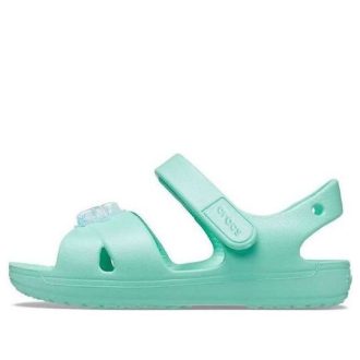 Crocs (GS) Classic Cross-Strap Charm sandaalit ”Turquoise” 206947-3U3