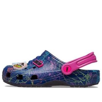 Crocs (GS) Classic Disney Villains -puukengät ”Blue Purple Pink” 207722-03