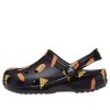 Crocs (GS) Classic Food Print -puukengät ”Black Yellow” 207150-001