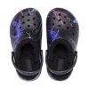 Crocs (GS) Classic Fuzz-vuorattu puukenkä ”Black Lightning” 207322-0C4