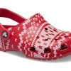 Crocs (GS) Classic Holiday neulepuukengät ”Red White” 209221-90H