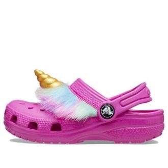Crocs (GS) Classic I AM Unicorn Clog ”Fuchsia Gold” 209081-6UB Crocs (GS) Classic I AM Unicorn Clog ”Fuchsia Gold” 209081-6UB