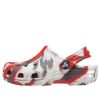 Crocs (GS) Classic Marmoroidut puukengät ”White Red Grey” 207002-884