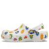 Crocs (GS) Classic Seasonal Print -puukengät ”White Multi” 207345-94S