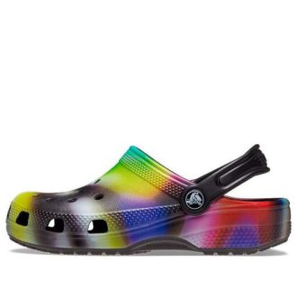 Crocs (GS) Classic Solarized puukengät ”Black Multi” 207587-0C4