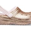 Crocs (GS) Classic vuoratut kimaltelevat puukengät ”Gold Pink” 207462-2UB