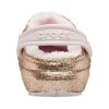 Crocs (GS) Classic vuoratut kimaltelevat puukengät ”Gold Pink” 207462-2UB
