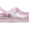 Crocs (GS) Classic vuoratut kimaltelevat puukengät ”Pink” 207463-6S0
