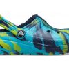 Crocs (GS) Classic vuoratut marmoroitu puukengät ”Blue Tie Dye” 207238-4HQ
