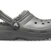 Crocs (GS) Classic vuoratut puukengät ”Slate Grey Smoke” 203506-0EX