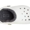 Crocs (GS) Classic vuoratut puukengät ”White Grey” 207009-10M
