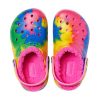 Crocs (GS) Classic vuoratut TieDye Graafiset puukengät ”Blue Pink” 206683-6RW