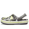 Crocs (GS) Crocband Camo Painetut puukengät ”Grey Black Yellow” 205301-0ED