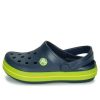 Crocs (GS) Crocband Cutout Detail Pyöreä varvaspuukengät ”Navy Green” 204537-4K6