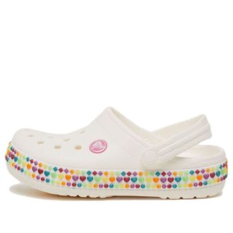 Crocs (GS) Crocband Gem Band -kengät ”White Multi” 207605-100 Crocs (GS) Crocband Gem Band -kengät ”White Multi” 207605-100