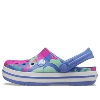 Crocs (GS) Crocband Graphic Clogs ”Blue Pink Green” 206607-434 Crocs (GS) Crocband Graphic Clogs ”Blue Pink Green” 206607-434