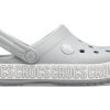 Crocs (GS) Crocband Logo Mania -puukengät ”Grey Silver” 205992-00J