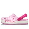 Crocs (GS) Crocband Logo Puukengät ”Pink White” 205533-6I2