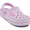 Crocs (GS) Crocband puukengät ”Pink White” 207005-6GD
