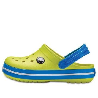 Crocs (GS) Crocband pyöreät varvaskengät ”Yellow Blue” 204537-73E