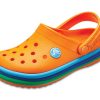 Crocs (GS) Crocband Rainbow Band -kengät ”Orange Blue” 205205-80O