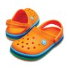 Crocs (GS) Crocband Rainbow Band -kengät ”Orange Blue” 205205-80O