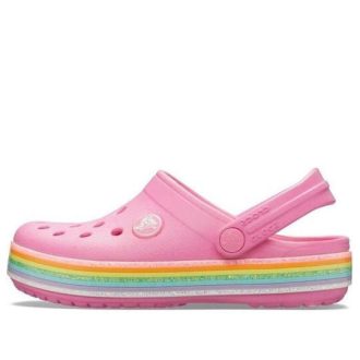 Crocs (GS) Crocband Rainbow Glitter Clogs ”Pink” 206151-669 Crocs (GS) Crocband Rainbow Glitter Clogs ”Pink” 206151-669