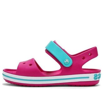 Crocs (GS) Crocband Strap Closure Sandaalit ”Pink Blue” 12856-6LH