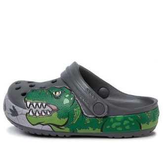 Crocs (GS) Fun Lab Dino Band Valot Puukengät ”Grey Green” 206157-0DA Crocs (GS) Fun Lab Dino Band Valot Puukengät ”Grey Green” 206157-0DA