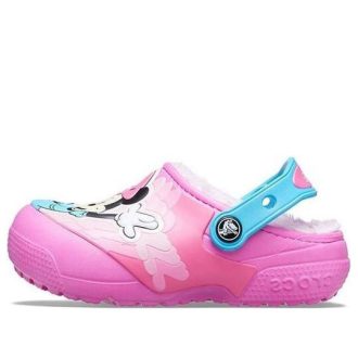 Crocs (GS) Fun Lab Disney Minnie vuoratut puukengät ”Pink Blue” 206554-6QQ Crocs (GS) Fun Lab Disney Minnie vuoratut puukengät ”Pink Blue” 206554-6QQ