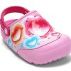 Crocs (GS) Fun Lab Heart Lights -puukengät ”Pink Blue” 205648-6I2