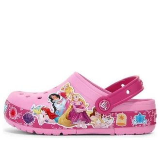 Crocs (GS) Fun Lab Princess Band Light puukengät ”Pink” 205496-6I2 Crocs (GS) Fun Lab Princess Band Light puukengät ”Pink” 205496-6I2