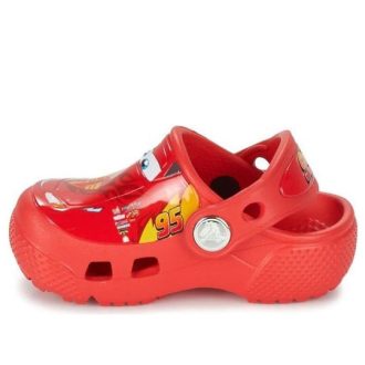 Crocs (GS) FunLab Cars -puukengät ”Red Yellow” 204116-8C1 Crocs (GS) FunLab Cars -puukengät ”Red Yellow” 204116-8C1