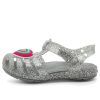 Crocs (GS) Isabella Glitter litteät sandaalit ”Grey Silver” 205038-040